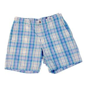 Men’s Vineyard Vines Breaker Shorts. Size 33 Waist. blue/pink plaid